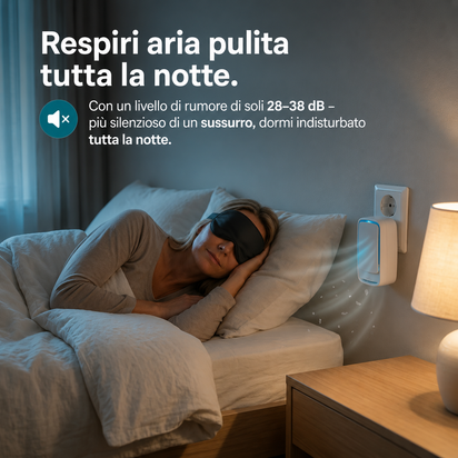 Revalisse™ - Purificatore ionico per notti senza acari