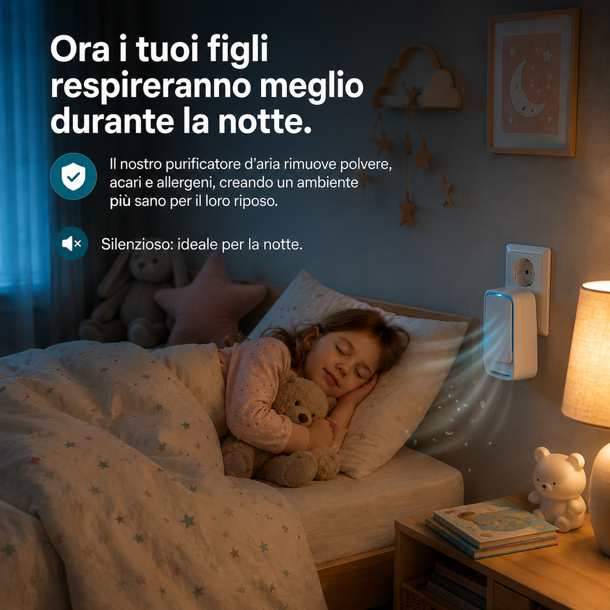 Revalisse™ - Purificatore ionico contro muffa e acari