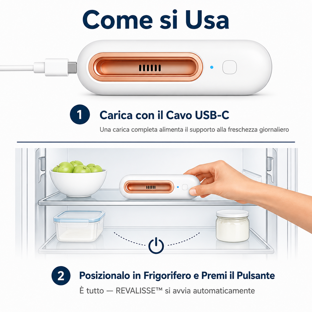 Revalisse™ - Purificatore d'aria che salva la tua spesa.