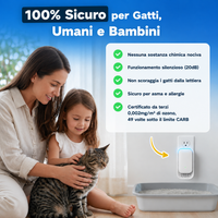 Revalisse™ - Purificatore ionico contro l'odore della lettiera, per un'aria pulita