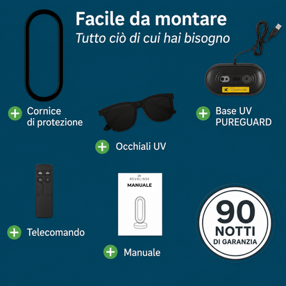 Revalisse™ - Lampada a luci UV per una pulizia in meno di 60 minuti