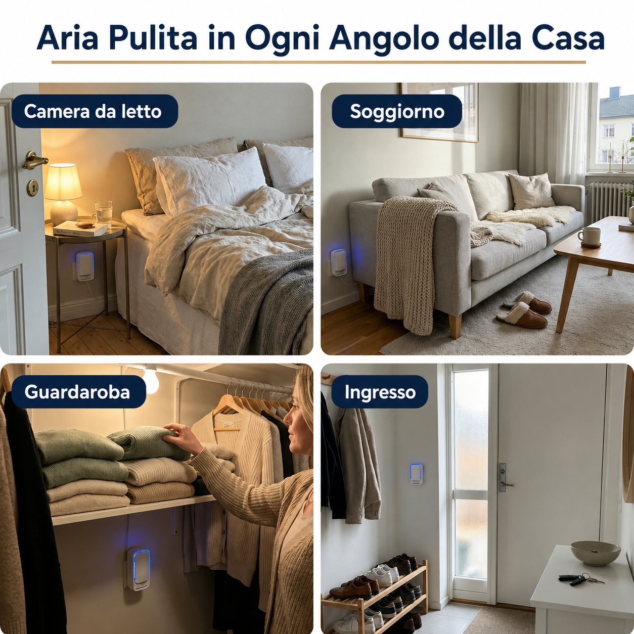 Revalisse™ - Purificatore ionico per notti senza acari
